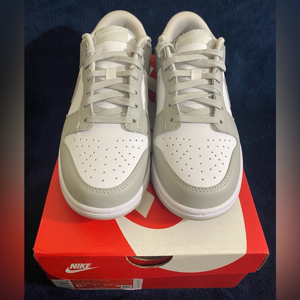 🔥 Men’s Nike Gray Dunk Low Retro- NEVER WORN🔥